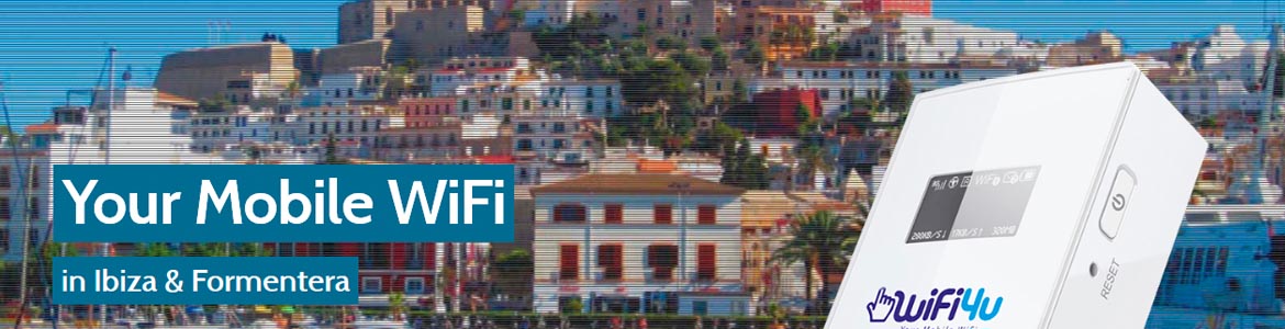 Mobile WiFi for rent in Ibiza